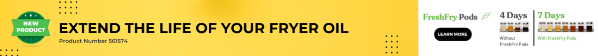 Extend the life of your fryer oil with FreshFry Pods